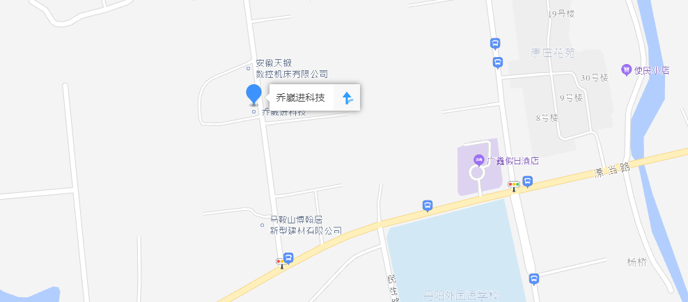 Map of Anhui Branch